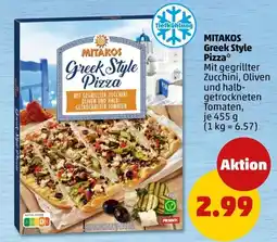 PENNY MITAKOS Greek Style Pizza Angebot