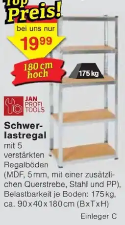 Jawoll Schwerlastregal JAN PROFI TOOLS Angebot