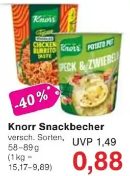Jawoll Knorr Snackbecher Angebot