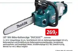 Bauhaus LXT 18V Akku-Kettensäge 'DUC353Z' Angebot