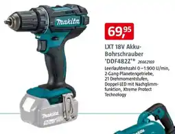 Bauhaus Makita LXT 18V Akku-Bohrschrauber 'DDF48Z2' Angebot