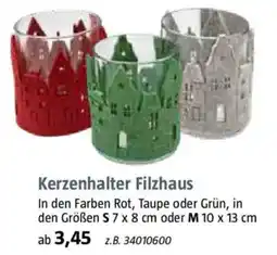 Bauhaus Kerzenhalter Filzhaus Angebot