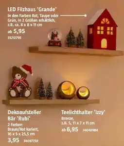 Bauhaus LED Filzhaus 'Grande' Angebot