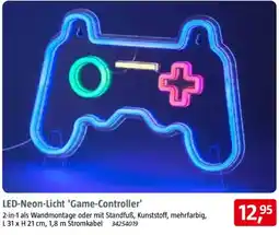 Bauhaus LED-Neon-Licht 'Game-Controller' Angebot