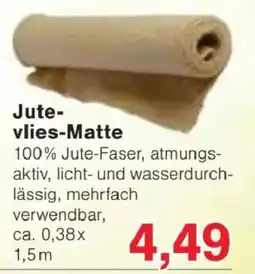 Jawoll Jute-vlies-Matte Angebot