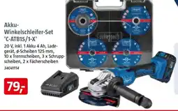Bauhaus Scheppach Winkelschleifer-Set 'C-ATB15/1-X' Angebot