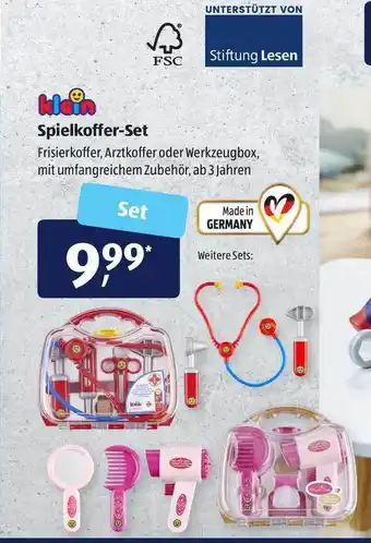 Aldi Süd Spielkoffer-Set Angebot