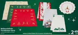 Selgros Weihnachtliche Tischdecken-Serie Angebot