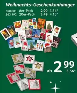 Selgros Weihnachts-Geschenkanhänger Angebot