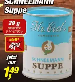 Posten Börse Mr. Cool's Schneemann Suppe Angebot