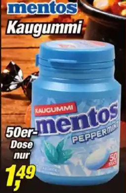 Posten Börse mentos Kaugummi Angebot