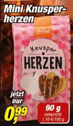 Posten Börse Mini Knusperherzen Angebot