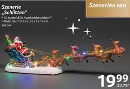 Selgros Szenerie "Schlitten" Angebot