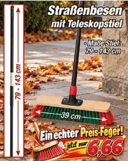 Posten Börse Straßenbesen mit Teleskopstiel Angebot