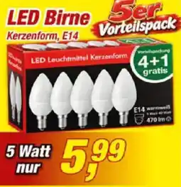 Posten Börse LED Birne Kerzenform Angebot