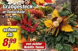 Posten Börse Grabgesteck in Tonschale Angebot