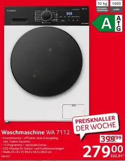 Selgros Waschmaschine WA 7112 Angebot