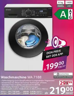 Selgros Waschmaschine WA 7188 Angebot