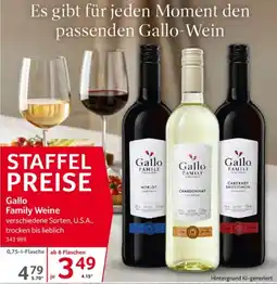Selgros Gallo Family Weine Angebot