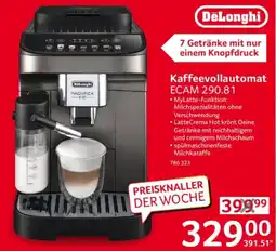 Selgros DeLonghi Kaffeevollautomat ECAM 290.81 Angebot