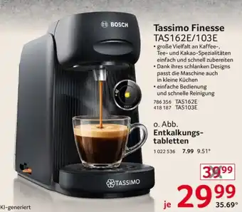 Tassimo Finesse TAS162E/103E