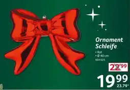 Selgros Ornament Schleife Angebot