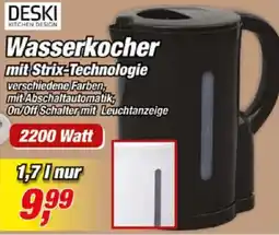 Posten Börse Wasserkocher DESKI Angebot