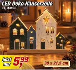 Posten Börse LED Deko Häuserzeile Angebot