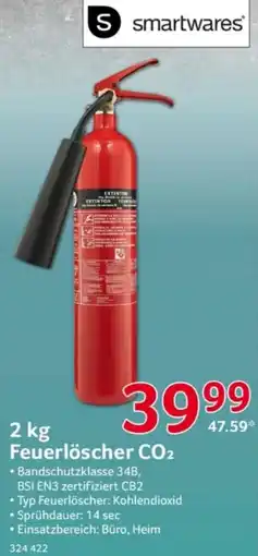 Selgros smartwares Feuerlöscher CO2 Angebot