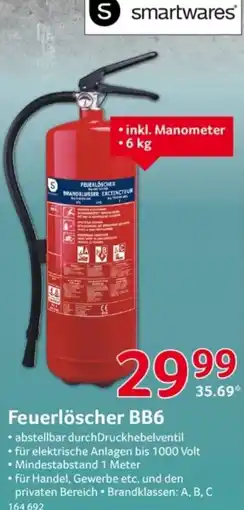 Selgros Feuerlöscher BB6 Angebot