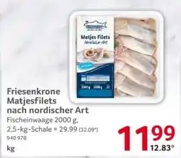 Selgros Friesenkrone Matjesfilets nach nordischer Art Angebot