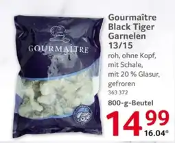 Selgros Gourmaître Black Tiger Garnelen Angebot