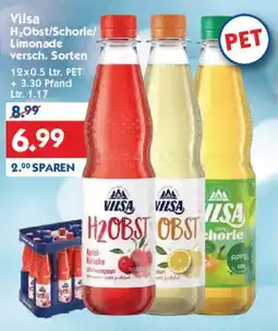 Hol'ab Getränkemarkt Vilsa H2Obst/Schorle/Limonade Angebot