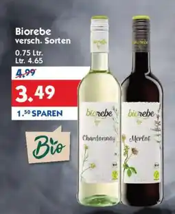 Hol'ab Getränkemarkt Biorebe versch. Sorten Angebot