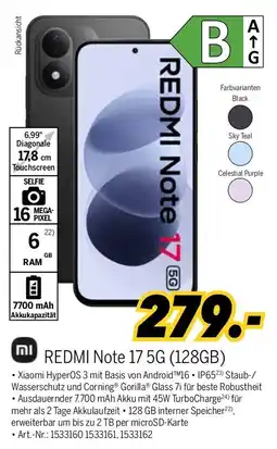 MEDIMAX REDMI Note 17 5G (128GB) Angebot