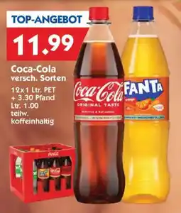 Hol'ab Getränkemarkt Coca-Cola versch. Sorten Angebot