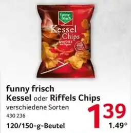 Selgros funny frisch Kessel oder Riffels Chips Angebot