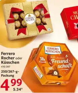 Selgros Ferrero Rocher oder Küsschen Angebot