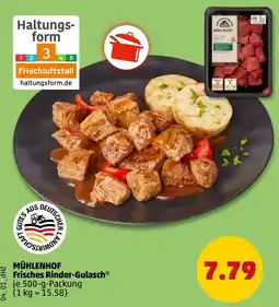 PENNY MÜHLENHOF Frisches Rinder-Gulasch* Angebot