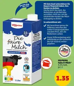 PENNY Milprima Faire H-Milch Angebot