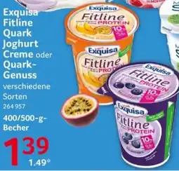 Selgros Exquisa Fitline Quark Joghurt Creme oder Quark-Genuss Angebot