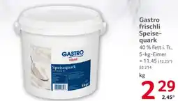 Selgros Gastro frischli Speisequark Angebot