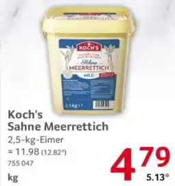 Selgros Koch's Sahne Meerrettich Angebot
