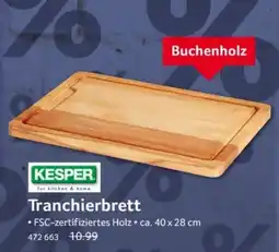 Selgros KESPER Tranchierbrett Angebot