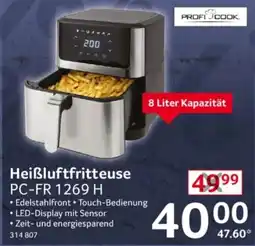 Selgros PROFI COOK Heißluftfritteuse PC-FR 1269 H Angebot