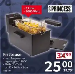 Selgros PRINCESS Fritteuse Angebot