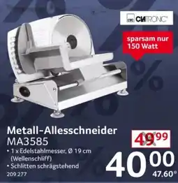 Selgros CLATRONIC Metall-Allesschneider Angebot