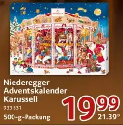 Selgros Niederegger Adventskalender Karussell Angebot