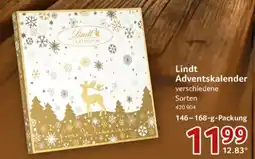 Selgros Lindt Adventskalender Angebot