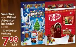 Selgros Smarties oder Kitkat Adventskalender Angebot
